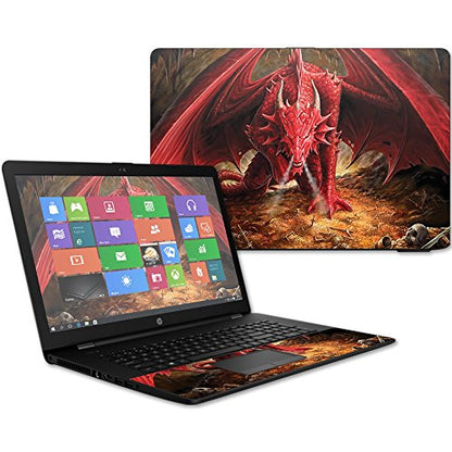 MightySkins Skin Compatible with HP 17t Laptop 17.3" (2017) - Angry Dragon | Protective, Durable, and Unique Vinyl Decal wrap Cover | Easy to Apply, Remove, and Change Styles | Made in The USA - color: Angry Dragon