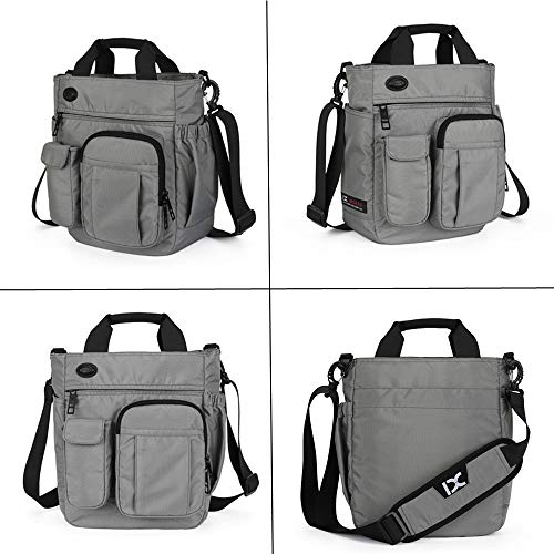 Crossbody Messenger Bag Business Sport Travel Multifunctional Shoulder Bag Laptop Bag Men Women | Business - color: Gray