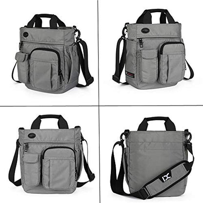 Crossbody Messenger Bag Business Sport Travel Multifunctional Shoulder Bag Laptop Bag Men Women | Business - color: Gray
