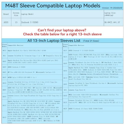 Smatree M48T Hard Protective 13 inch Laptop Sleeve Case Compatible for ASUS Zenbook S UX393 (X8045T) - color: Black, size: 13 inch/M48T/Size:32*23.8cm