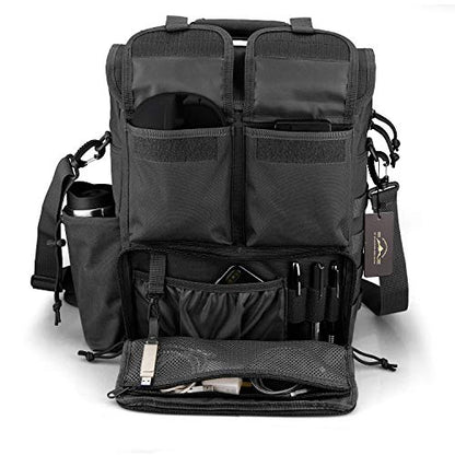 FRTKK Tactical Messenger Bag Military MOLLE Sling Shoulder Pack Briefcase Laptop Assault Gear Handbags Utility Carry Satchel - size: 13.3 inch