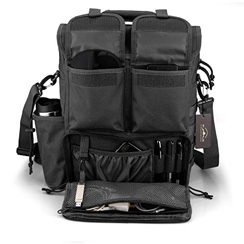 FRTKK Tactical Messenger Bag Military MOLLE Sling Shoulder Pack Briefcase Laptop Assault Gear Handbags Utility Carry Satchel - size: 17.3 inch