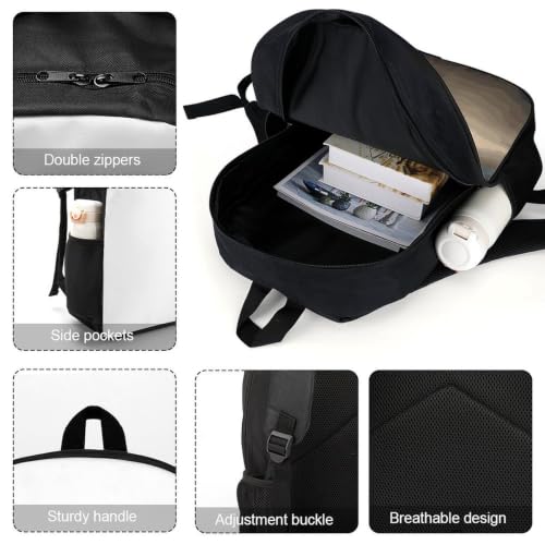 Laptop Backpack with Pocket, Large, Adjustable 17 Inch Bag, Waterproof | Eagle Mountains Computer Bag for Work, Breathable, Expandable Backpack for Women Men, Portable