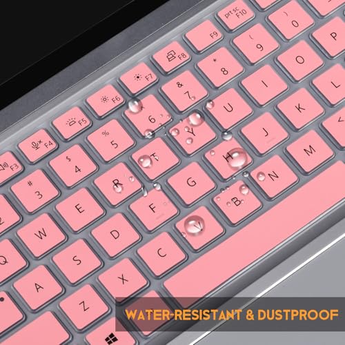 Keyboard Cover for Dell Latitude 3440 3450 7450 7440 7430 7420 7410 5420 5430 5431 5440 5450 14, Dell Latitude 9000 9510 9520 7520 15.6 & Dell Latitude 9420 9430 14 Keyboard Protector Skin, Pink - color: Pink