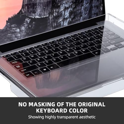 ULTECHNOVO Acrylic Keyboard Cover Anti-cat Laptop Protector 14 Inch, Clear Hard Case for Mechanical Keyboards, Waterproof Transparent Guard for Office Home - size: 35.00X25.00X3.00CM