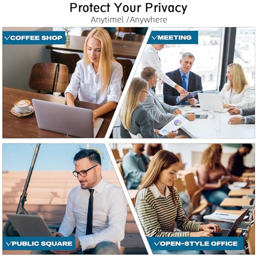 FILMEXT Privacy Screen Protector for Microsoft Surface Laptop 3/4/5th Gen 15 inch Model 1952 1953 1978 1979 1873 1872, Full Removable Surface Laptop Privacy Screen 15" Anti-Spy Anti-Glare Blue Light Filter