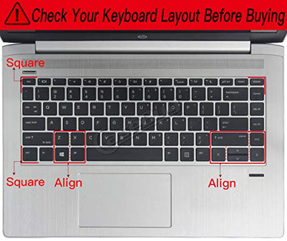 Colorful HP ProBook Keyboard Cover for 14 inch HP ProBook 440 G5 G6 G7, HP ProBook x360 440 G1 14", HP ProBook 430 G5 14", HP ProBook 640 G4 G5 14" Notebook Skin(Not Fit ProBook 440 445 G11), Rainbow - color: Rainbow