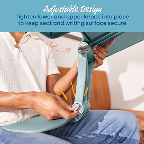 ECR4Kids The Surf Folding Portable Lap Desk, Large, Flexible Seating, Sage - color: Sage