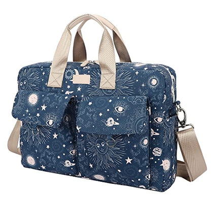 Laptop Briefcase, Water Repellent Multi-Functional Shoulder Messenger Case Bag For MacBook Pro 15 inch and 16 inch-16 inch Laptop(Sol de Mayo) - color: Sol De Mayo