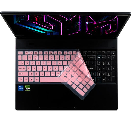 Silicone Keyboard Cover Skin Compatible for 2024 Acer Predator Helios Neo 16 PHN16-72 Gaming Laptop & 2024 Acer Predator Helios 16 PH16-72 Gaming Laptop (Pink) - color: Pink, size: Compatible for 2024 Acer Predator Helios Neo 16