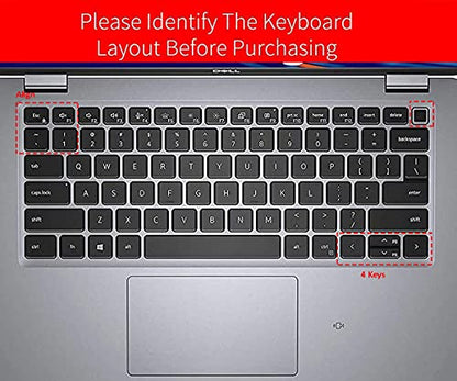 Keyboard Cover Skin for Dell Latitude 3440 5440 5430 5431 5420 14", Dell Latitude 14" 7440 7430 7420 7410, Dell Latitude 14" 9420 9430, Dell Latitude 9520 9510 7520 15.6" Keyboard Skin Protector, Blue - color: Blue