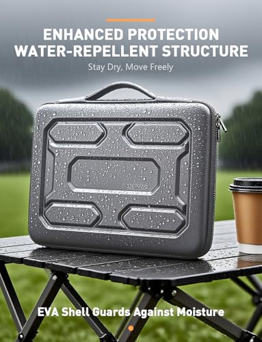 DOMISO 13.3 inch Laptop Sleeve with Handle Shockproof Computer Bag Waterproof EVA Protective Carrying Case for 13-13.3 inch Notebooks/13 MacBook Air/MacBook Pro Retina/Dell XPS 13/HP, Dark Grey - color: Dark Grey, size: 13.3 inch