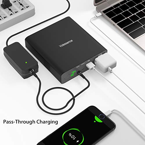 27000mAh AC 130W Outlet Portable Laptop Charger (TSA-Approved), Travel Laptop Power Bank & External Battery Pack for MacBook, CPAP,Projector, Drone Headphone and More