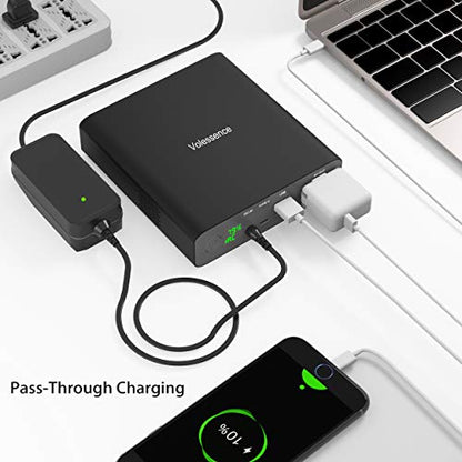 27000mAh AC 130W Outlet Portable Laptop Charger (TSA-Approved), Travel Laptop Power Bank & External Battery Pack for MacBook, CPAP,Projector, Drone Headphone and More