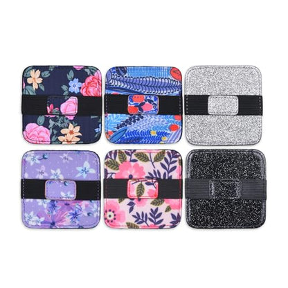 Eco-Fused 6X Screen Cleaning Pads - Gliiter Floral Microfiber Cleaning Cloth Pads - Screen Cleaner Screen Wipes for Electronics - Glasses Cleaning Cloths - Tablets, Laptops, Tv, Smartphones - color: Floral - 6 Pack