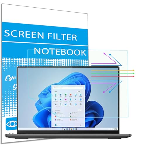 i-Tensodo 15.6 Inch Anti Blue Light Screen Protector | for 15.6 HP /Dell/Lenovo/Acer/Chromebook 15.6 & Other 15.6“ Aspect Ratio 16:9 Laptop - color: Anti Blue Light