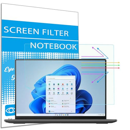 i-Tensodo 15.6 Inch Anti Blue Light Screen Protector | for 15.6 HP /Dell/Lenovo/Acer/Chromebook 15.6 & Other 15.6“ Aspect Ratio 16:9 Laptop - color: Anti Blue Light
