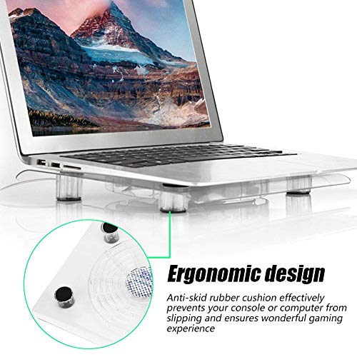 FOSA Cooling Pad for //Laptop, Ultra Quiet Cooler Stand with LED RGB Lights, Light Weight Gaming Cooling Stand Cooling Base for , , Notebook