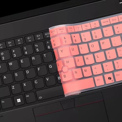 Keyboard Cover for Lenovo Thinkpad L14 P14s Gen 6/Gen 5 14", Thinkpad T14 T14s Gen 6/Gen 5 14", Thinkpad E14 Gen 7 14", US Layout (Not Fit T14 T14s L14 P14s Gen 4/3/2/1, E14 Gen 6/5/4) -Pink - color: Pink