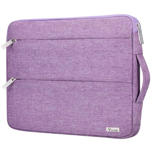 Voova 15-14 Inch Laptop Sleeve, Laptop Case, MacBook Case, Lavender | Slim splash-proof 14-inch laptop sleeve compatible with MacBook Pro M1-M5 Max, HP, Lenovo, Acer and Asus for daily use - color: Lavender, size: 14-15 Inch