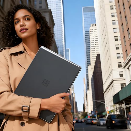 Se7enline Case for Microsoft Surface Laptop 15 inch Touchscreen Copilot+ PC 2024 (7th Edition) Model: 2037,Lightweight Durable Scratch-Resistant Easy Install Hard Shell + Keyboard Cover,Crystal Black - color: Crystal Black, size: 15 inch