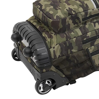Travelers Club 20" Rolling Backpack with Laptop Compartment, Camo - color: Camo, size: 20 Inch