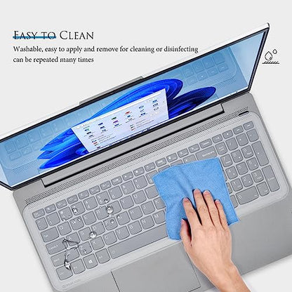 Universal Keyboard Cover Skin for 15.6" Laptop Notebook Keyboard, Dell HP Acer ASUS Lenovo MacBook Ultra Thin Waterproof Dustproof Keyboard Protector Skin(13.7" x 5.07") - Clear - size: 15-15.6 inch Universal Laptop Keyboard