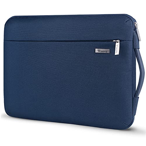 Voova Laptop Sleeve Case 13 13.6 Inch with Handle, 360°Protective Waterproof Slim Computer Bag Cover Compatible with MacBook Air 13 M1/M2/M3/M4 2020-2024, MacBook Pro 13, IPad Air/Pro 13, Blue - color: Blue, size: 12.6-13.6 Inch
