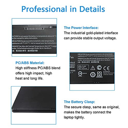 E7440 E7450 3RNFD Battery for Dell Latitude E7440 E7450 E7420 14 7000 7440 7450, 34GKR G0G2M PFXCR F38HT G95J5 T19VW 909H5 0909H5 451-BBFT 451-BBFV 451-BBFY E225846 5K1GW 0G95J5 Laptop Notebook - size: 3RNFD