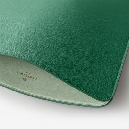 Comfyable Laptop Sleeve 14 Inch Precisely Compatible with MacBook Pro M5 M4 M3 M2 Pro/Max 2026-2021, Genuine Leather Cover Case, Leafy Green - color: Leafy Green, size: For 14" MacBook Pro