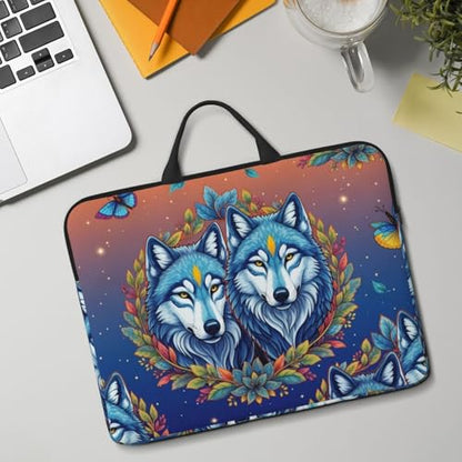 Laptop Case 14 Inch, Soft Shockproof Laptop Sleeve with Handle, Protective Bag - color: Pattern (663)