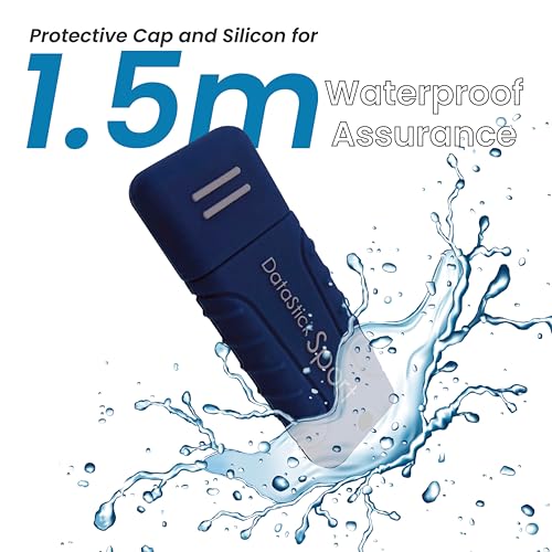 Centon Electronics MP Essential USB 3.2 Gen1 DataStick Sport Flash Drive, 32 GB USB Flash Drive, Navy Blue - size: 32 GB, style: Pack of 1