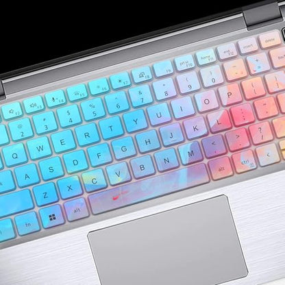 Keyboard Cover Skin for Dell Latitude 14" 7450 7440 7430 7420 7410, Dell Latitude 3450 3440 5450 5440 5431 5430 5420 9420 9430, Latitude 15.6" 16" 7520 9510 9520 7650 7640, US -Stylish Colorful