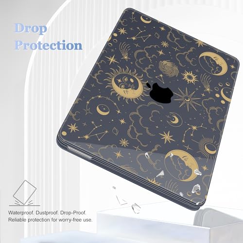 Tuiklol for 2026 MacBook Neo 13 Inch A18 Pro Chip Case, (Model A3404) Anti-Scratch Anti-Drop Slim Hard PC Shell Case with Shockproof Protective MacBook Neo Laptop Cover, Moons and Stars - color: Moons and Stars
