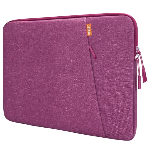 JETech Laptop Sleeve for 13-14Inch MacBook Neo (A18 Pro), MacBook Air/Pro (M1-M5) 2020-2026, 13-13.6 Inch Notebook, Waterproof Shock Resistant Bag Case with Accessory Pocket (Dragon Fruit) - color: Dragon Fruit, size: 13.3-Inch