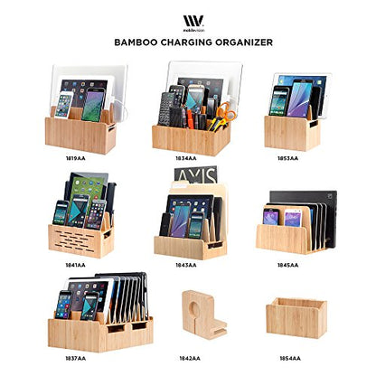 MobileVision Compatible Stand for Apple iWatch Adapter for use with Bamboo Charging Stations and Multi-Device Organizers - color: Apple Watch Adapter Only