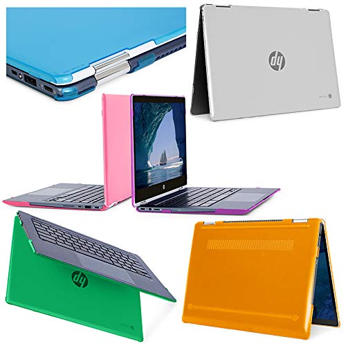 mCover 2020-2022 14" HP Chromebook x360 14a-CA0000 Series Laptop Case, Clear, 2-Piece Shell, Lightweight, Shatter-Proof, Protects All Around - color: Clear