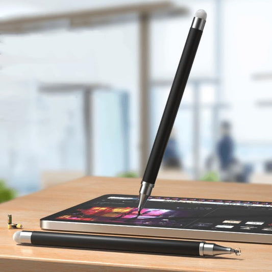 2 in 1 Stylus Pens for Touch Screens, High Sensitivity & Precision Capacitive Stylus for All Universal Touchscreen Devices (Black) - color: Black