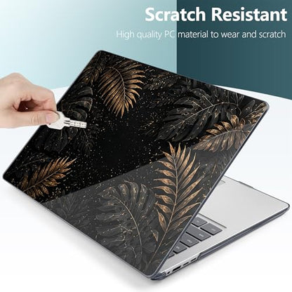Batianda Luxury Tropic Leaf Case for Microsoft Surface Laptop 15 inch | Fits Surface Laptop for Business 8th Edition 2026 & Surface Laptop 7 15" 2024, 4-in-1 Bundle, Slim Hard Shell, Precision Fit - color: Luxury Tropic Leaf