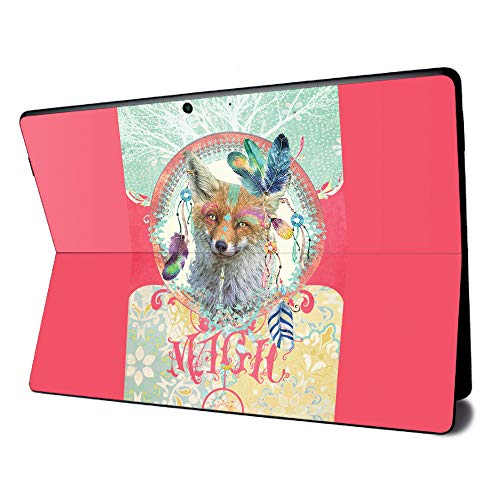 MightySkins Skin for Microsoft Surface Pro X - Fox Magic | Protective, Durable, and Unique Vinyl Decal Wrap Cover | Easy to Apply, Remove, and Change Styles | Made In The USA - color: Fox Magic