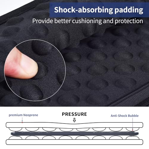 imComor Keyboard Sleeve Case for Logitech MX Keys Mini Minimalist Illuminated Keyboard, Wireless Travel Shockproof Protective Neoprene Bag, Black - size: Logitech MX Keys Mini