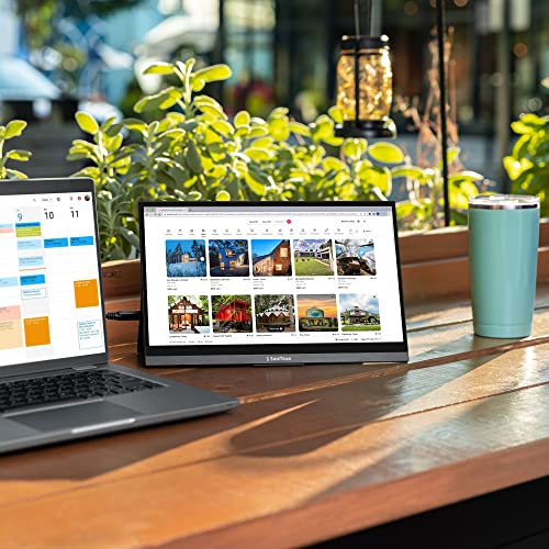 SideTrak Solo Pro 13” Touchscreen Portable Monitor for Laptop | 1080p LED Small Laptop Screen Extender | Kickstand | 10ms Response Time | 60Hz Refresh Rate | USb-C, Mini-HD | 1.6 lbs Travel Monitor