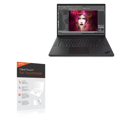 BoxWave Touchpad Protector Compatible with Lenovo ThinkPad P1 (16 in - 21DC) - ClearTouch for Touchpad (2-Pack), Pad Protector Shield Cover Film Skin