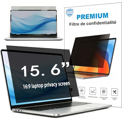15.6 Inch 16:9 Laptop Privacy Screen Filter - 26° privacy screen | 26° privacy screen, Computer Monitor Privacy Shield and Anti-Glare Protector