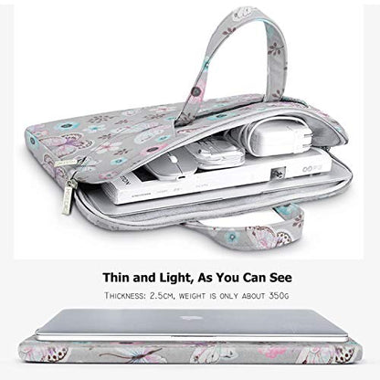 Hseok Laptop Shoulder Bag 15 15.6 16 Inch Briefcase,Compatible MacBook Pro/Neo 16",MacBook Air/Pro 15,XPS 15/16 and most 15.6-16 and Most 15-16 Notebooks,Spill-Resistant Handbag,Butterfly - color: Butterfly, size: 15-16 inch