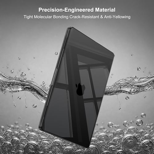 MOSISO Compatible with MacBook Pro 13 inch Case M2 M1 2026 2025 2024-2016 | A2338 A2251 A2289 A2159 A1989 A1708 A1706, Plastic Hard Shell&Keyboard Cover&Screen Film&Storage Bag, Crystal Black - color: Crystal Black