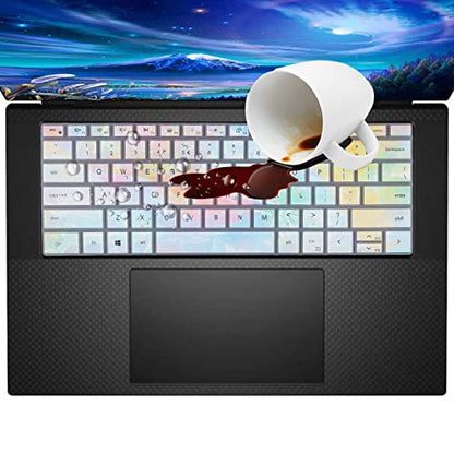 Colorful Keyboard Cover for 2025-2022 Dell XPS 15 9500 9510 9520 9530 15.6 Inch & XPS 17 9720 9700 9710 9730 17 Inch & DELL Precision 5770 5570 5760 5560 15.6" 17.3" (NOT FIT XPS 13 14 16 inch) - color: Colors