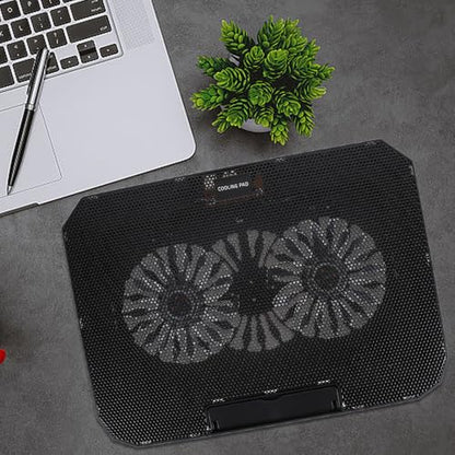COHEALI Quiet USB-Powered Laptop Radiator Cooler Stand for Notebooks Portable Metal Mesh Cooling Pad with Efficient Heat Dissipation Lightweight Design for Enhanced Laptop Performance