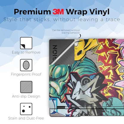 Laptop Skin Compatible with Lenovo Legion 5 Gaming Laptop (15IRX9) 2024 - Graffiti Wild Styles - Premium 3M Vinyl Protective Wrap Decal Cover - Easy to Apply | Crafted in the USA - color: Graffiti Wild Styles, size: Legion 5 Gaming (15IRX9) 2024 Full Cove