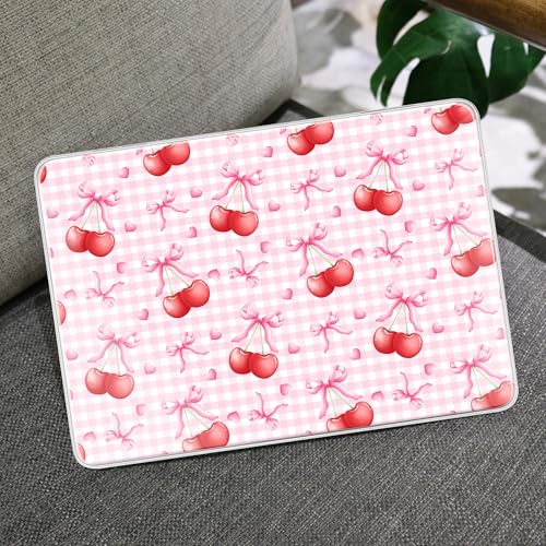 MEEgoodo Printed Case for New MacBook Neo 13 inch 2026 Release(Fit Model A3404), Laptop Hard Shell Cases with Keyboard Skin & Screen Protector & Webcam Covers, Cherry Bow Pattern - color: Cherry Bow Pattern